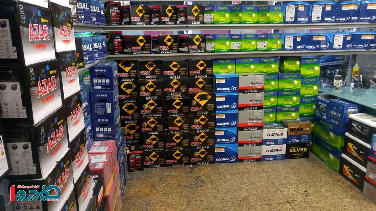 قیمت باتری خودرو تا ۱۸ میلیون تومان رسید + لیست شهریور ۱۴۰۴