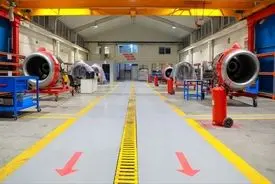 اتفاق بزرگ هواپیمایی در ایران / کارگاه تعمیر موتور راه افتاد