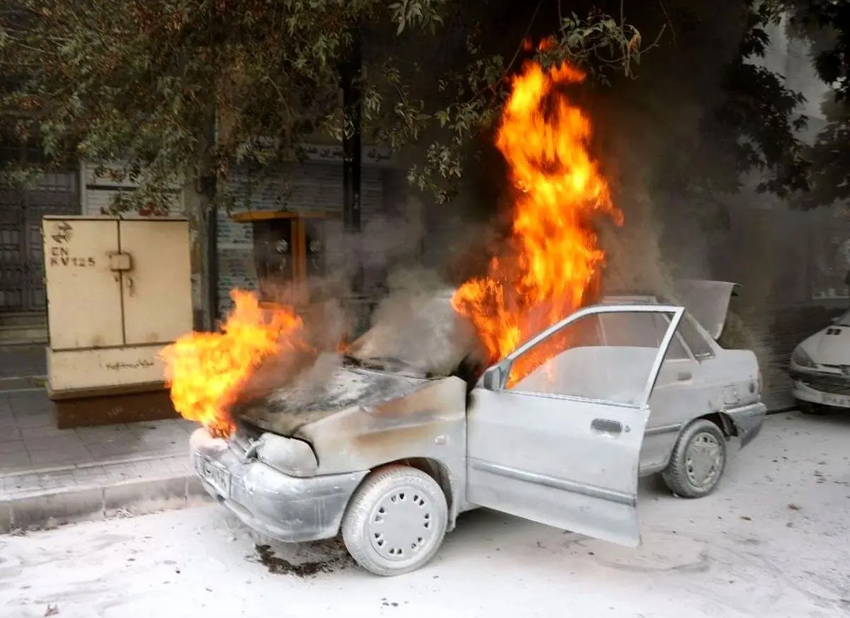 تعداد باورنکردنی آتشسوزی های خودرویی در ایران